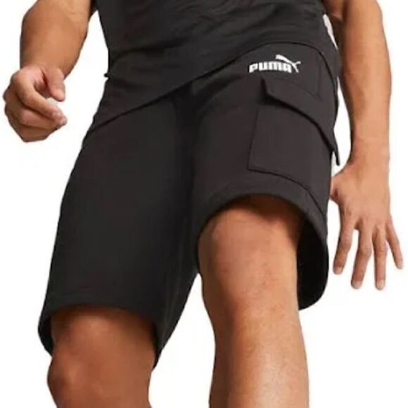 New Puma Men's Summer Court Regular-Fit 9" Drawstring Cargo Shorts S - Picture 5 of 13